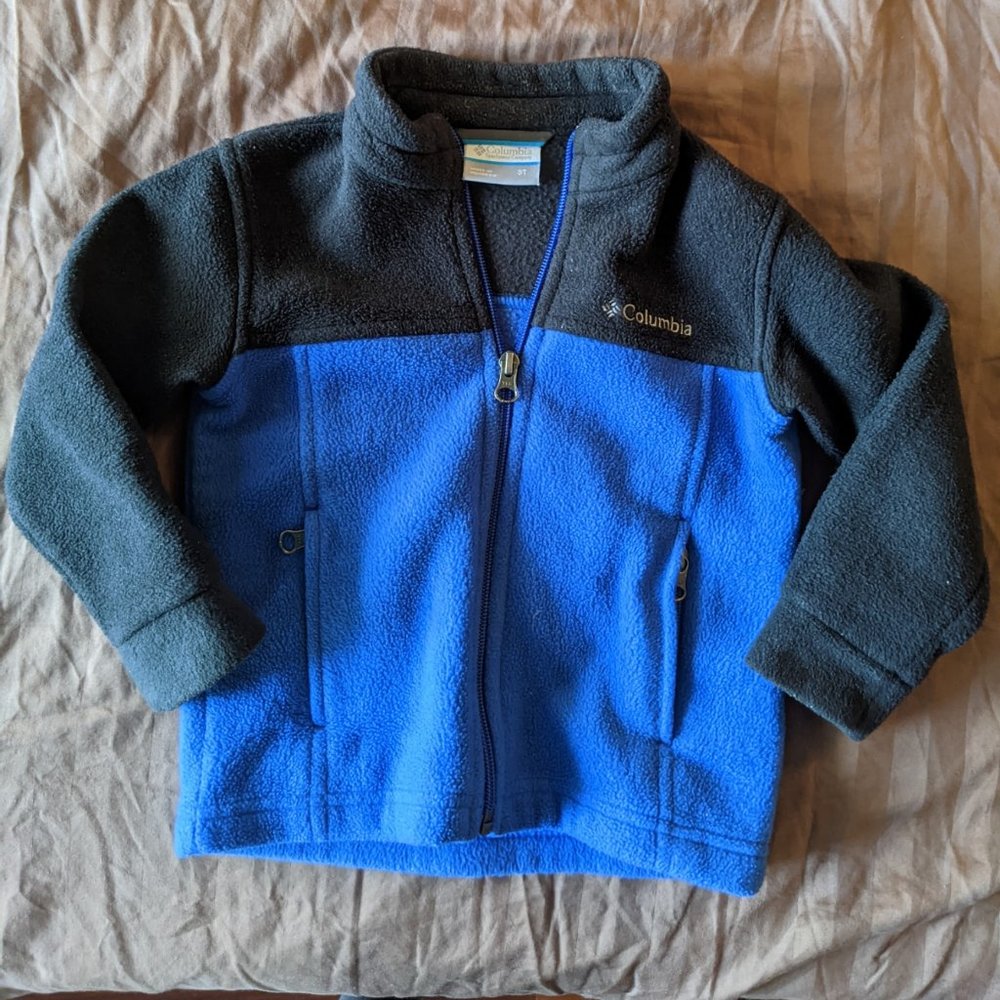 Boys 3T Columbia zip-up fleece